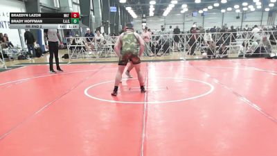 152 lbs Rr Rnd 2 - Braedyn Lazor, Mat Warriors Red - HSB vs Brady Hoffman, Elite Athletic Club - HSB