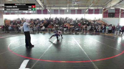 132 lbs Semifinal - Nadira Beye, Taunton vs Leah Condriet, Framingham