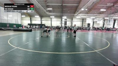157 lbs Consi Of 8 #1 - Nicolas Toung, TRC Cadets vs Ike Hogan, Capital Wrestling Club