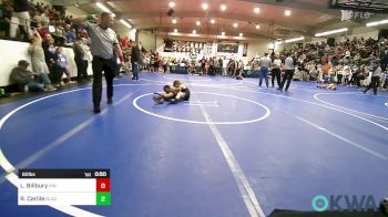 60 lbs Semifinal - Liam Billbury, Pin-King All Stars vs River Carlile, Black Fox Wrestling Club