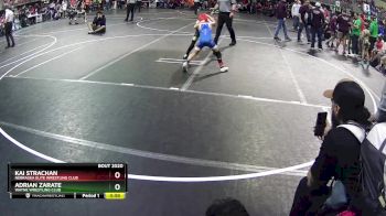 60 lbs Champ. Round 1 - Kai Strachan, Nebraska Elite Wrestling Club vs Adrian Zarate, Wayne Wrestling Club