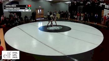 110 lbs. Cons. Round 6 - Sophia Reece, Broken Arrow vs Cheyenne Kincade, DeSoto