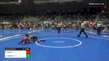 92 lbs Consolation - Brycen Smith, West Tennessee Sharpshooters vs Jonathon Romero, Nm Gold