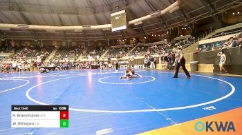 92 lbs Semifinal - Hunter Branchcomb, Heat vs Westin Dillingam, Elgin Wrestling