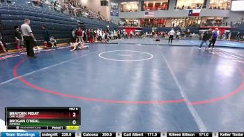 120 lbs Cons. Round 1 - Brayden Mixay, Carl Albert vs Brogan O`Neal, Catoosa