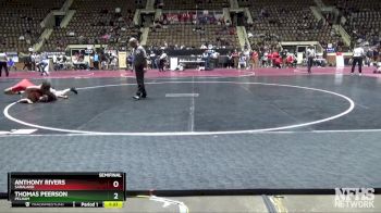 6A 150 lbs Semifinal - Thomas Peerson, Pelham vs Anthony Rivers, Saraland