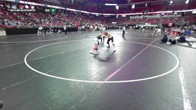 157 lbs Cons. Quarters - Skyler Blockwitz, Franklin vs Parker Neu, Hartford Union