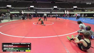 National 3-5 84 1st Place Match - Drew Miller, Great Bridge Wrestling Club vs Bryce Dulin, Smithfield Youth Wrestling