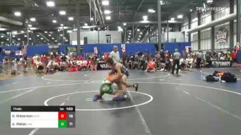 138 lbs Final - Keegan Roberson, Team Gotcha vs Andrew Weiss, Law