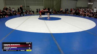 130 lbs Round 5 (6 Team) - Taimane Benemerito, Alabama vs Syriana Berrios, Tennessee