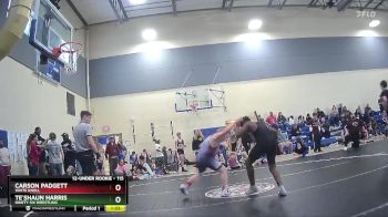 115 lbs Round 2 - Carson Padgett, White Knoll vs Te`Shaun Harris, Ninety Six Wrestling