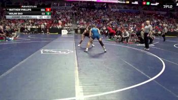 3A-165 lbs Champ. Round 2 - Matthew Phillips, Oskaloosa vs Nolan Dao, Clear Creek-Amana