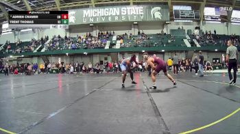 184 lbs Champ. Round 2 - Trent Thomas, Kent State vs Adrien Cramer, Central Michigan