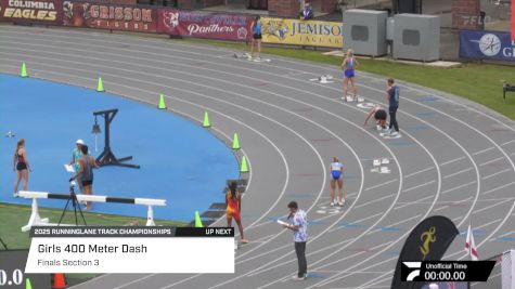 High School Girls' 400m, Finals 3