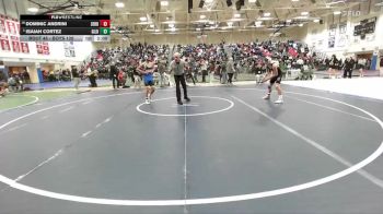 Boys 126 lbs Champ. Round 1 - Isaiah Cortez, Gilroy Boys vs Dominic Andrini, Serra Boys