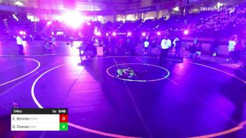 54 lbs Semifinal - Edward Bonney, Pomona Elite vs Dominik Chavez, Dominate WC