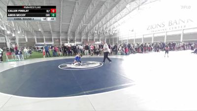 38 lbs Cons. Round 4 - Amos McCoy, Charger Wrestling Club vs Callen Findlay, Olympus-Skyline