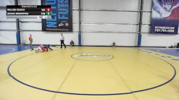 120 lbs Rr Rnd 1 - Willem Busch, Ragin Raisins Niagara HS vs Isaiah Brewster, Team Germantown
