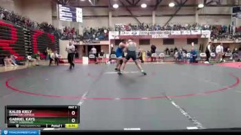 285 lbs Cons. Round 3 - Kaleb Kiely, Covington Catholic vs Gabriel Kays, Trinity (Louisville)