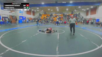144 lbs Cons. Round 4 - Demetrious Thomas, Paramount vs Fares Nofal, Corona Del Mar