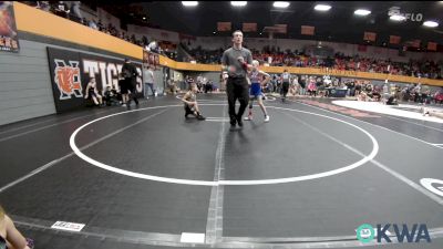 61 lbs Consi Of 8 #2 - Luke Doty, Lions Wrestling Academy vs Kenneth Wright, Clinton Youth Wrestling