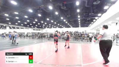 122 lbs Semifinal - Sergio Canales, Madera Grapplers WC vs Russell Gerber, Grindhouse WC