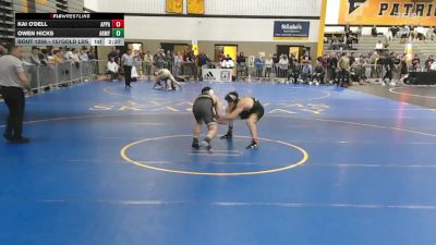 157Gold lbs Rr Rnd 5 - Kai O'Dell, Appalachian State vs Owen Hicks, Army West Point