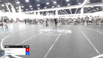 58 lbs Consi Of 8 #2 - Damian Vigil, Palmer Divide vs Ankido Peyour, Turlock Wrestling