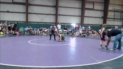 70 lbs Round 5 - Bristol Pope, Bulldawg Wrestling Club vs Hanna Hensen, Mat Psycho