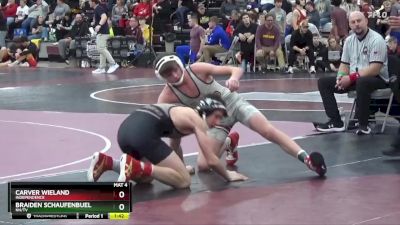 132 lbs Cons. Round 2 - Braiden Schaufenbuel, NH/TV vs Carver Wieland, Independence