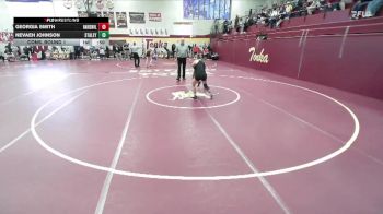 120 lbs Cons. Round 1 - Georgia Smith, HARRISONVILLE vs Nevaeh Johnson, STALEY