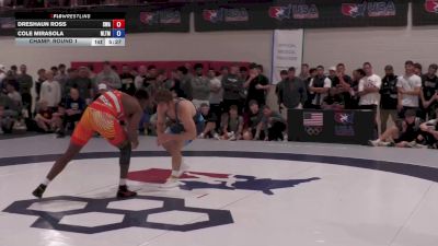 125 Final kg Champ. Round 1 - Dreshaun Ross, Sebolt Wrestling Academy vs Cole Mirasola, NLWC/TMWC