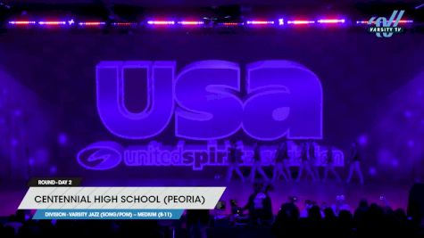 Centennial High School (Peoria) - Varsity Jazz (Song/Pom) -- Medium (8-11) [2023 Varsity Jazz (Song/Pom) -- Medium (8-11) Day 2] 2023 USA Spirit & Junior Nationals/Collegiate Championships