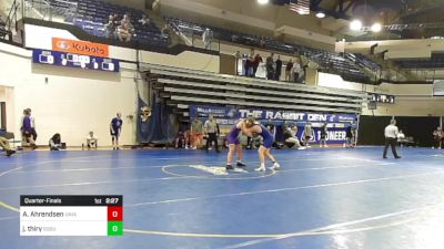 197 lbs Quarterfinal - Adam Ahrendsen, Northern Iowa vs Jared Thiry, South Dakota State