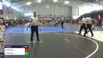 62 lbs Consi Of 4 - Emmanuel Elijah Martinez, Grapplers HI vs Emilio Morales, Granite WC