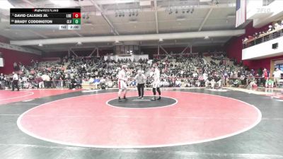 192 lbs 1st Place Match - David Calkins Jr., Liberty vs Brady Coddington, Clayton Valley