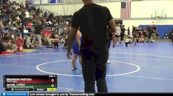 128 lbs Round 2 - Ixchel Lopez, The GR818ERS Wrestling Club vs Brandon Partida, Total Kaos