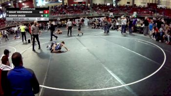 70 lbs Quarterfinal - Grant Westerbuhr, Malcolm Wrestling Club vs Bowen Unger, Pierce Warbirds