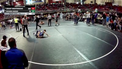 70 lbs Quarterfinal - Grant Westerbuhr, Malcolm Wrestling Club vs Bowen Unger, Pierce Warbirds