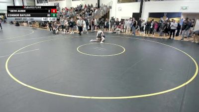 133 lbs Champ. Round 2 - Connor Bayliss, Marian vs Seth Aubin, Indiana Tech