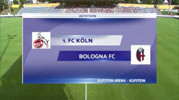 Full Replay - FC Koln vs FC Bologna | 2019 European Pre Season - FC Koln vs FC Bologna - Jul 26, 2019 at 10:54 AM CDT