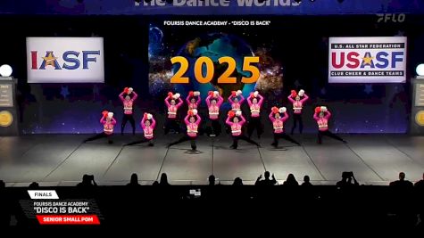 Foursis Dance Academy - "Disco is Back" [2025 Senior Small Pom Finals] 2025 The Dance Worlds