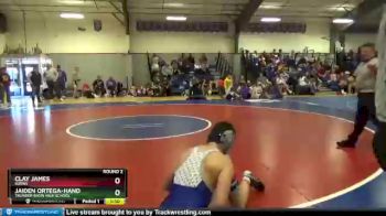 142 lbs Round 2 - Clay James, Burns vs Jaiden Ortega-Hand, Thunder Basin High School
