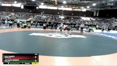 235 lbs Quarterfinal - Lilli Marti, Sandpoint vs Adyson Knight, Wasatch