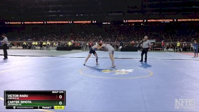 D2-144 lbs 5th Place Match - Victor Radu, Chelsea HS vs Carter Simota, Jefferson HS