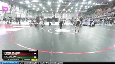 86 lbs Cons. Semi - Kellen Cundy, Punisher Wrestling Company vs Porter Branson, Salem Elite Mat Club