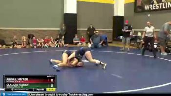 120 lbs Round 1 (12 Team) - Abigail Meyrer, Missouri Black vs Claudia Heeney, Chasing Titles