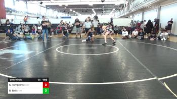 140 lbs Semifinal - Spencer Tompkins, Guerrilla Wrestling Academy vs Brexton Bell, Storm Wrestling Center