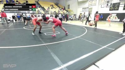 155 lbs Consolation - Micheal Crawford, Grove vs Erik Guerrero, Tahlequah Wrestling Club