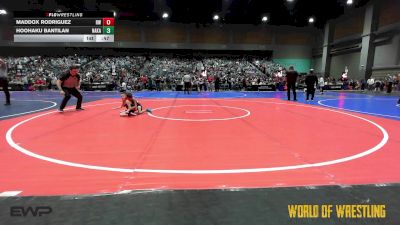 40 lbs Round Of 16 - Maddox Rodriguez, Red Wave Wrestling vs Hoohaku Bantilan, Nakamura Wrestling